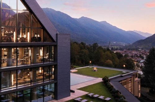 Lefay Resort & Spa Dolomiti Wellness Hotel Dolomiten Architektur